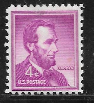 USA 1036: 4c Lincoln, MNH, VF