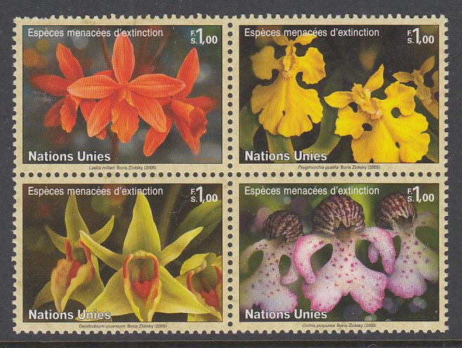 UN Geneva 439a Orchids MNH VF