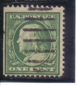 331 - .01 Franklin used f-vf. nat s.e.