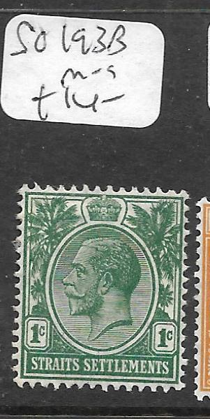 MALAYA  STRAITS SETTLEMENTS  (P1005B)  KGV 1C  SG 193B    MOG