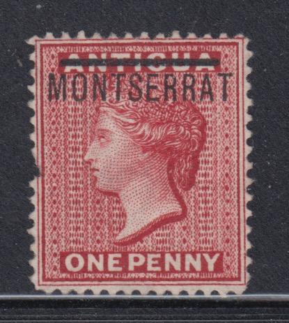 Montserrat    #1   mng  (defect)    cat $30.00