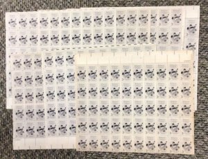 1099 Religious Freedom, Flushing Remon Lot of 7 sheets MNH 3 c  Sheet of 50 1957