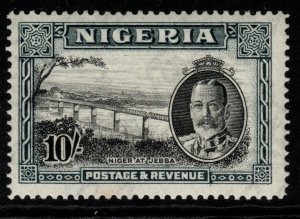 NIGERIA SG44 1936 10/= BLACK & GREY MNH