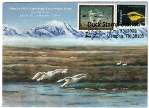 RW90 -FDC - 2023-24 Migratory Bird Hunting and Conservation - Wally Jr Cachet #7