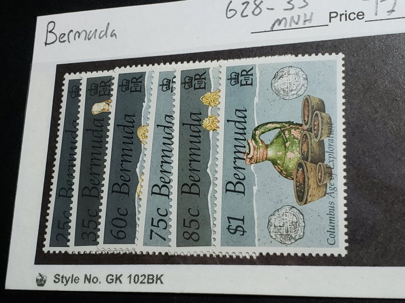 Bermuda Scott #628-33 Mint Never Hinged