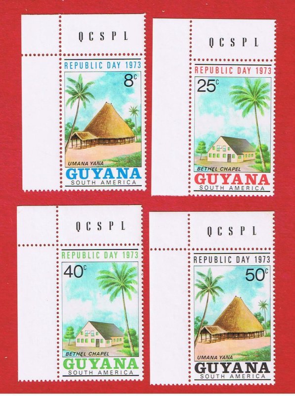 Guyana  #172-175   MNH OG  Republic Day  Free S/H