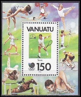 1988	Vanuatu	797/B11	1988 Olympiad Seoul	4,00 €