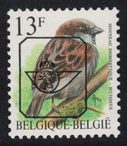 Belgium House sparrow Bird Buzin 'Moineau Domestique' 13f Pre-cancel 1994