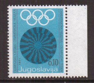 Yugoslavia   #RA40  MNH  1971   postal tax Olympic games