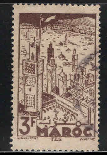 French Morocco Scott 209 Used stamp