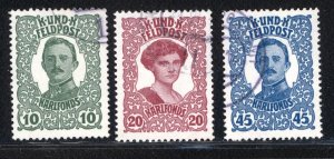 Austria 1918  Scott #MB1-3 used