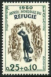 France B340 MNH  - Refugee Girl