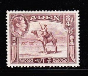 Album Treasures Aden  Scott # 17  3/4a George V Camel Corpsman Mint Hinged