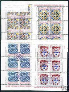 Portugal Scott 1494-7 FDC Tile sheets CV$18.50 MNH**