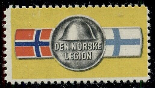 NORWAY WWII Legion Stamp, og, NH
