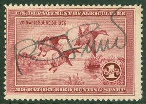 EDW1949SELL : USA 1935 Scott #RW2 Used. Sound. Retail $120.00.