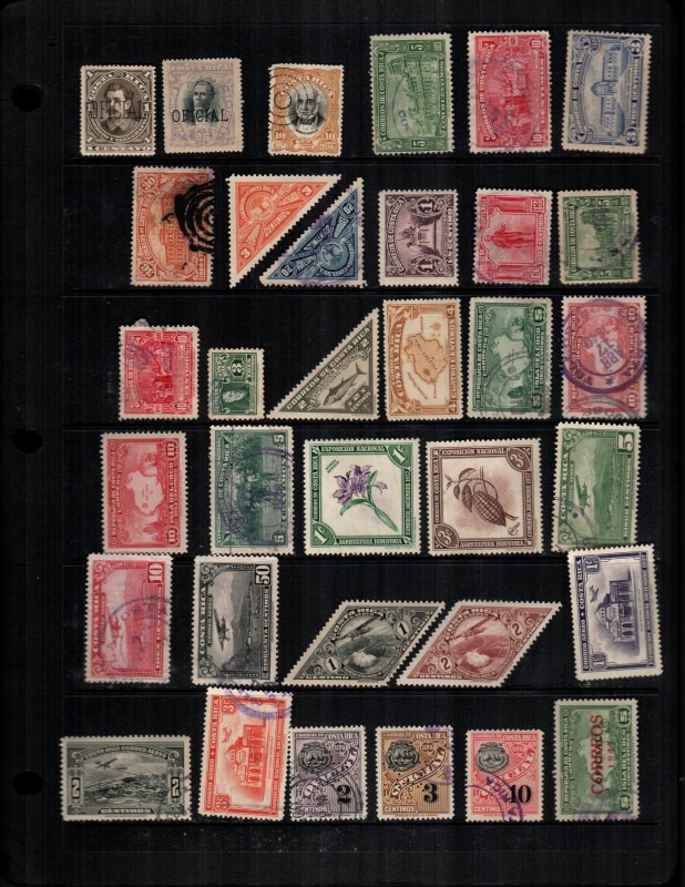 Costa Rica 34 different MH and used