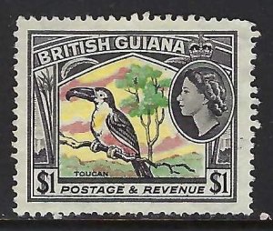 British Guiana 265 MNG BIRD Y595