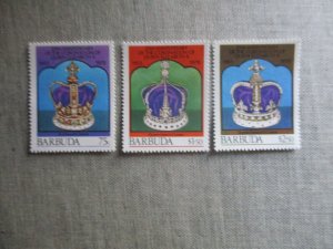 Barbuda, Scott# 345-347, MNH