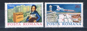 Romania C213-14 Used set Postal service 1977 (R0809)