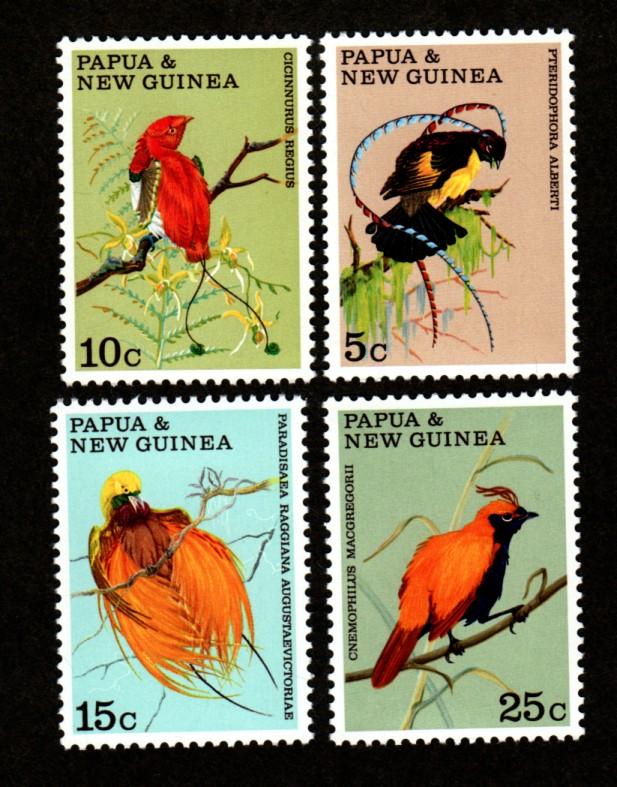 Papua New Guinea 301-304 Mint NH MNH Flora Fauna Birds!