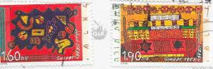 Israel # 1285-1286 -1.60s &1.90s Sukkot & Tora (U)  CV$2.25