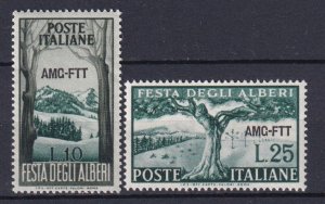 1951 - ITALY - TRIESTE Zone A - Sc#136-137 - MNH**