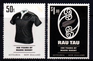 New Zealand 2010 Maori Rugby Complete Mint MNH Set SC 2310-2311