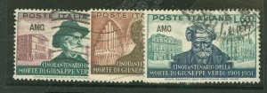 Italy/Trieste (Zone A) #138-140 Used Single (Complete Set)