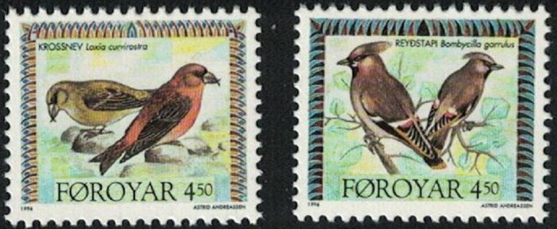 Faroe Islands 1996 #300-01 MNH. Birds