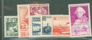 Algeria #B47-50/55-7 Unused Single