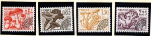 FRANCE Scott 1630-1633 complete MNH** 1979 Mushroom set.