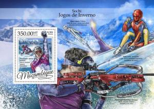 MOZAMBIQUE 2016 SHEET WINNERS WINTER SOCHI OLYMPIC GAMES SPORTS