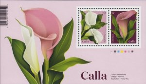 Canada 2022 MNH Stamps Souvenir Sheet Scott 3319 Flowers Calla