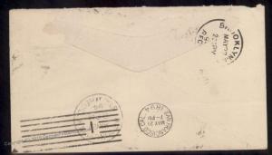 Hawaii 1894 USA Honolulu Sc76 San Francisco New York Cover 88515