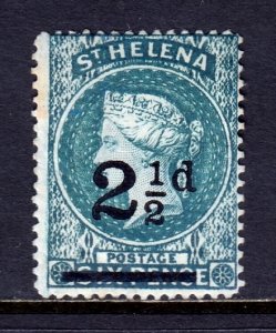 St. Helena - Scott #47 - MH - A bit of DG, toning UL, pencil/rev. - SCV $3.75