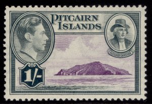 PITCAIRN ISLANDS GVI SG7, 1s violet & grey, M MINT.