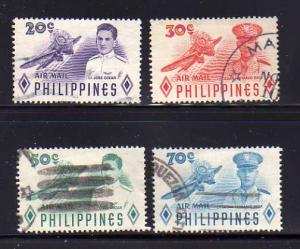 Philippines C78-C81 Set U Jose Gozar, Cesar Fernando Basa (A)