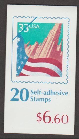 U.S. Scott #3279a BK276 American Flag over City Stamp - Mint NH Booklet