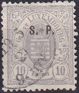 Luxembourg #O47 F-VF  Used  CV $200.00  (Z1206)