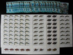 Tanzania Stamps # 816-23 Lot of 40 Sets Fish Scott Value $540.00