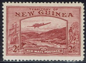 NEW GUINEA 1939 BULOLO AIRMAIL 2/-