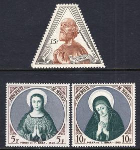Monaco 350-352 MNH VF