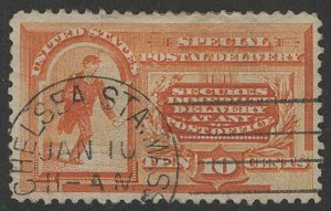US #E3 SCV $80.00 VF/XF used, well centered within large margins, super color...