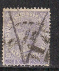 Straits Settlement Scott # 12a, used
