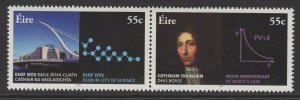 IRELAND SG2127a 2012 SIGNIFICANT SCIENCE MILESTONES MNH