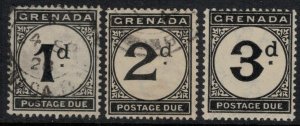 Grenada #J11,3-4*/u  CV $8.90