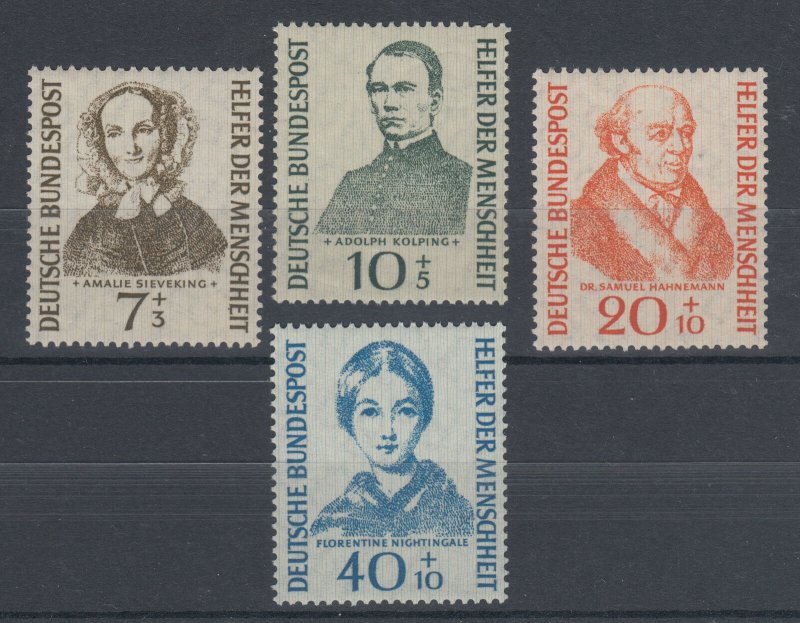 Germany Sc B344-B347 MNH. 1955 Semi-Postals complete, VF