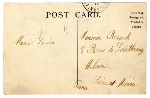 GB Channel Is JERSEY Card PPC View Side Usage St Aubin 1911{samwells-covers}PE23 