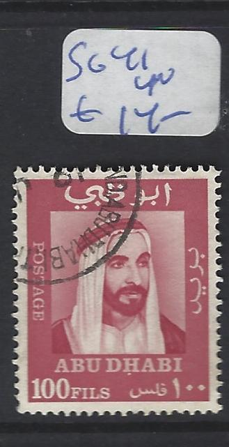 ABU DHABI  (P2202B)  SHEIKH 100F     SG 41  VFU  